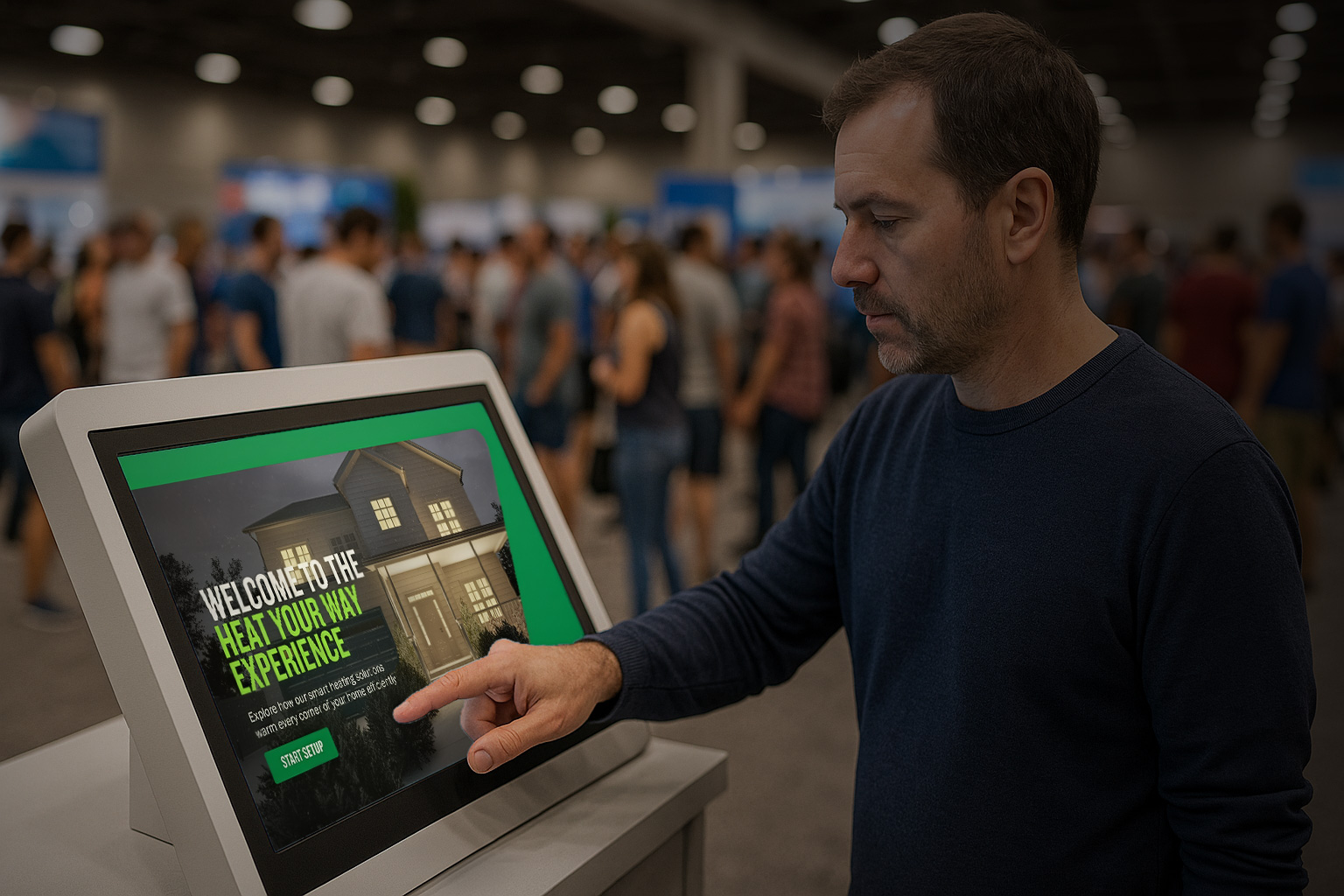 TACO: Heat Your Way kiosk